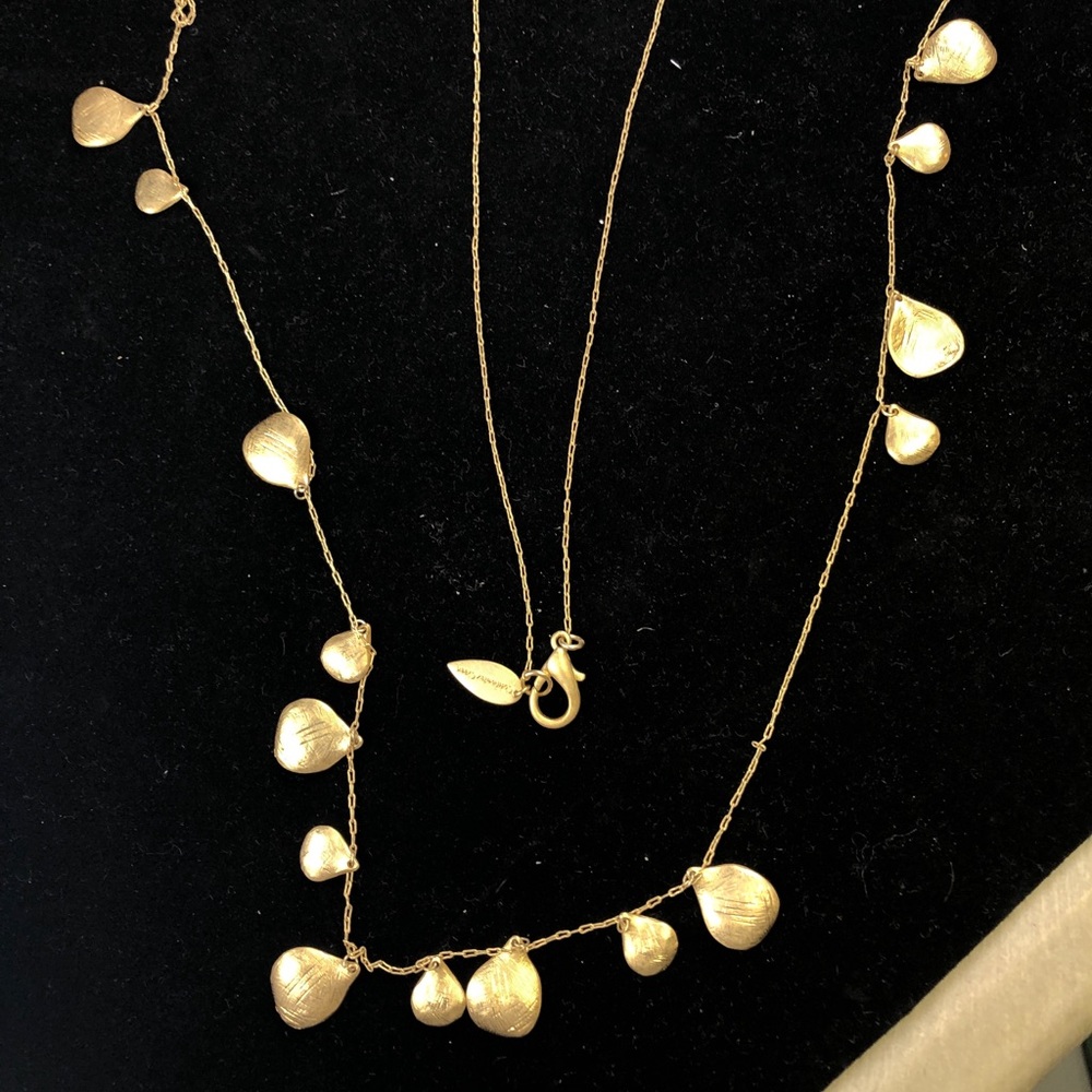 Matt Gold Abstract Necklace by Coldwater Creek